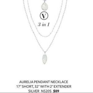 ✨ Stella and Dot Mother Of Pearl Aurelia 3 in 1 Necklace ✨